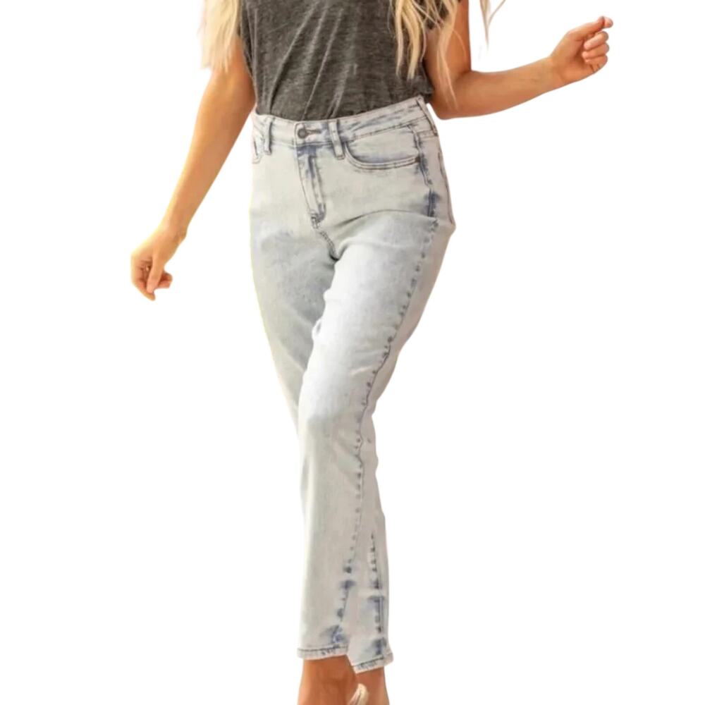 Judy Blue High Waist Slim Fit Acid Wash Jeans Style 13/31 NWT